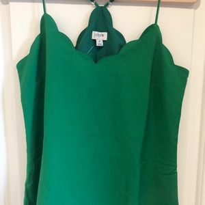 J.Crew Scallop cami